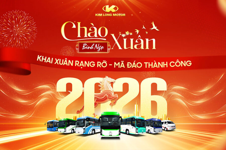 Kim Long Motor Cần Thơ chúc mừng năm mới Bính Ngọ 2026