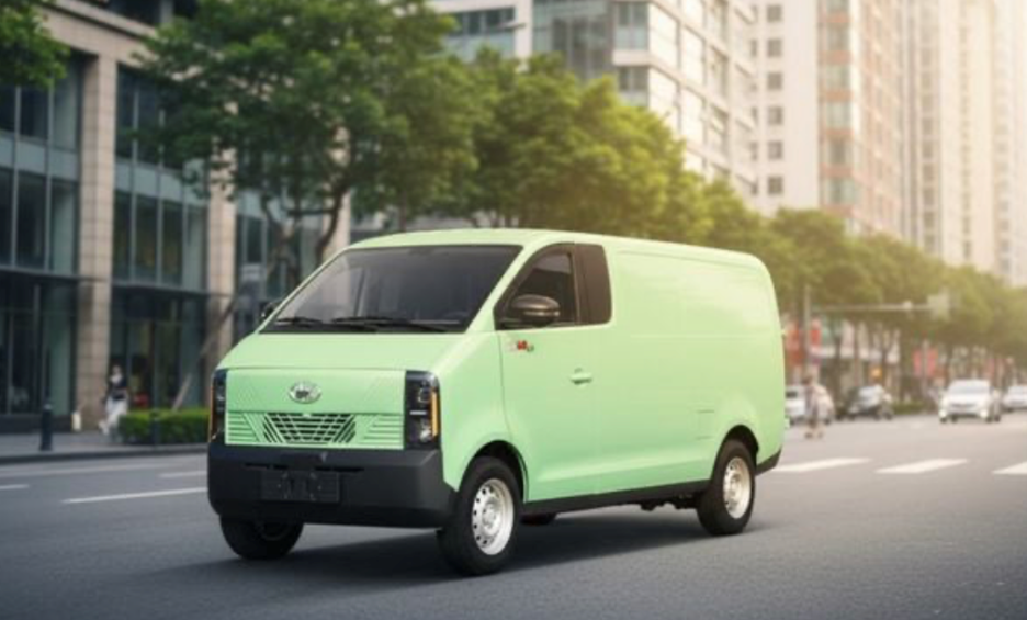 Xe van điện Kim Long GK48EV giao hàng nội đô tại ĐBSCL